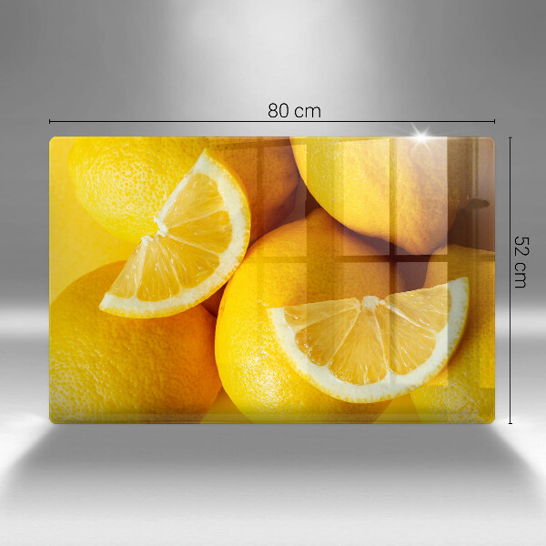 Placă sticla protectie aragaz Lămâi suculente