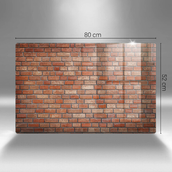 Placă din sticla protectie perete Perete de cărămidă