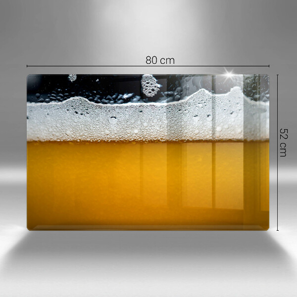 Placă din sticla protectie plita Bea spuma de bere