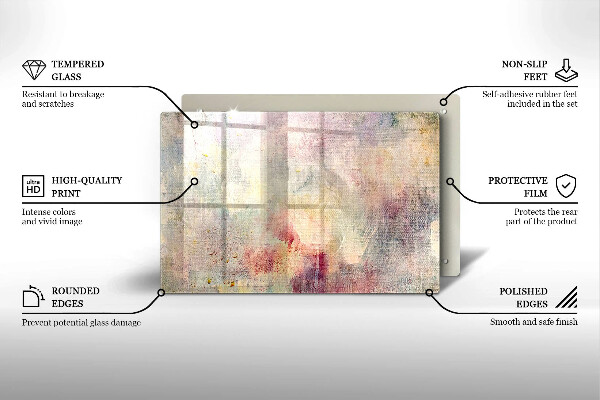 Placă din sticla protectie perete Vopsea textura de fundal