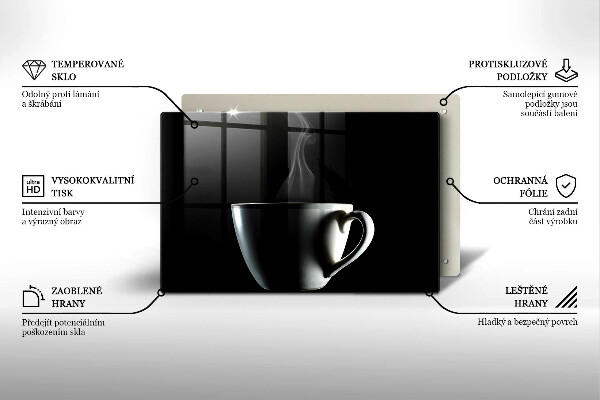 Placă sticla protectie aragaz O ceasca de ceai