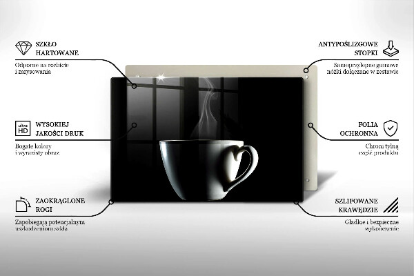 Placă sticla protectie aragaz O ceasca de ceai
