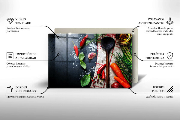 Placă sticla protectie aragaz Mâncare de bucătărie