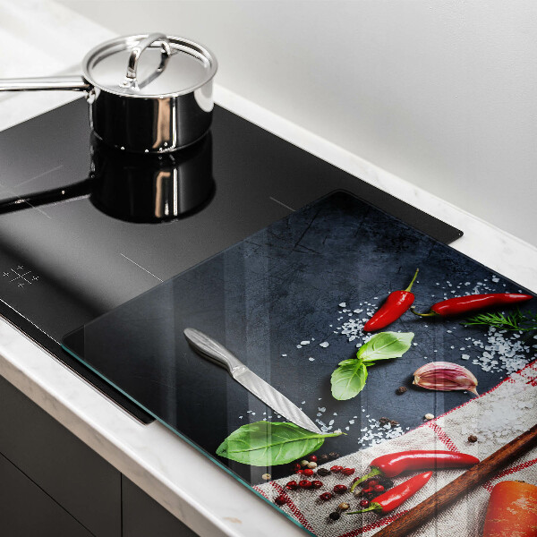 Placă sticla protectie aragaz Mâncare de bucătărie