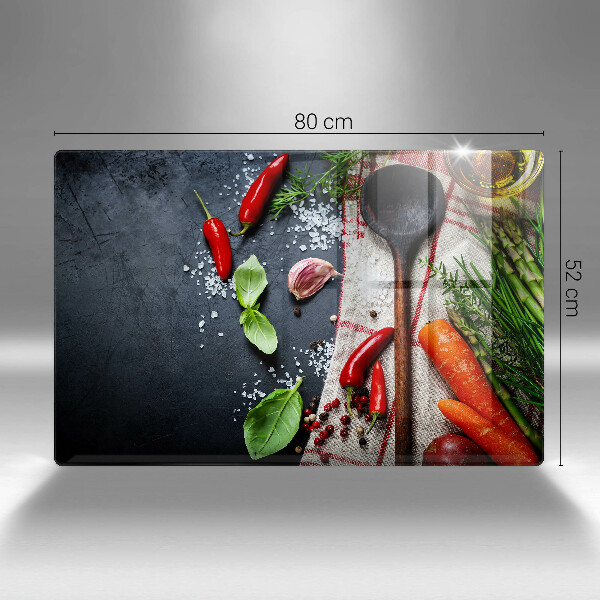 Placă sticla protectie aragaz Mâncare de bucătărie