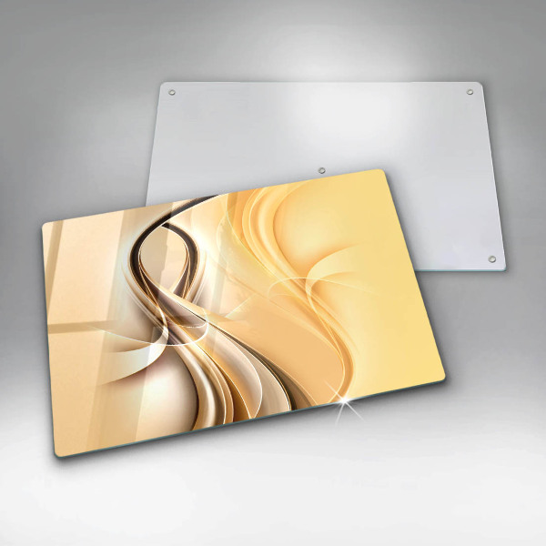 Placă sticla protectie aragaz Abstracția fumului