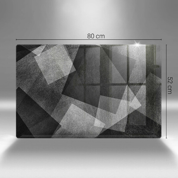 Placă din sticla protectie plita Abstracția geometrică