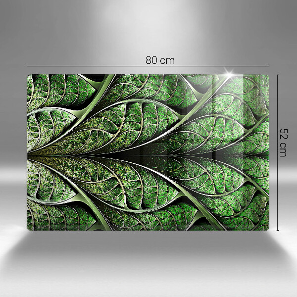 Placă sticla protectie aragaz Structura nervurii frunzei