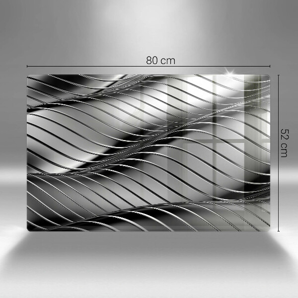 Placă sticla protectie aragaz Structura metalica 3D