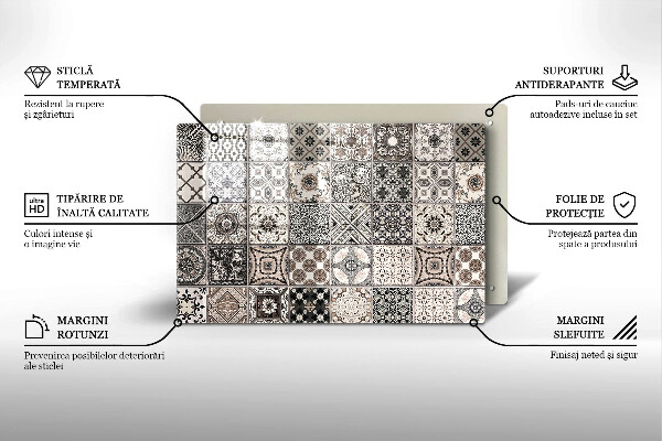 Placă sticla protectie aragaz Placi decorative