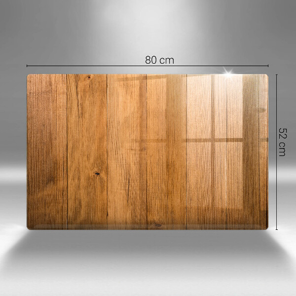 Placă sticla protectie aragaz Scanduri de lemn