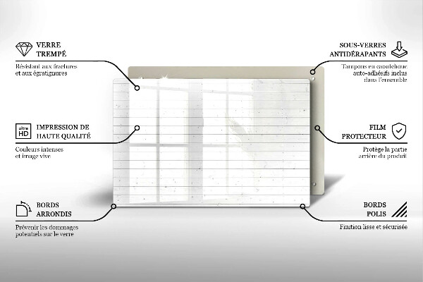 Placă sticla protectie aragaz Placi moderne luminoase