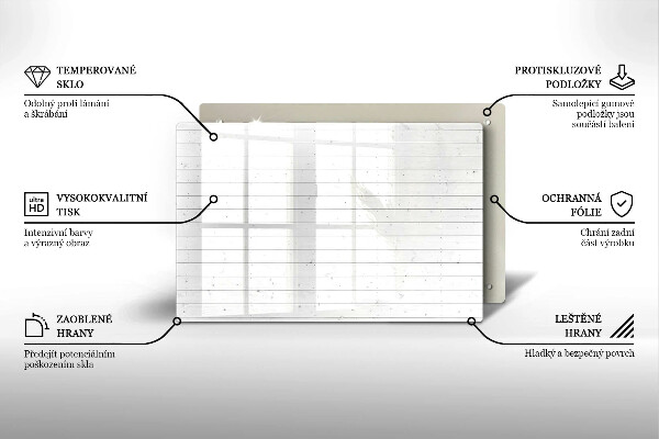 Placă sticla protectie aragaz Placi moderne luminoase
