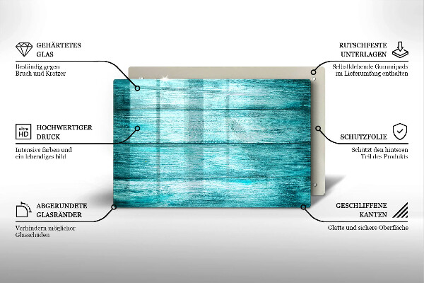 Placă sticla protectie aragaz Scânduri de lemn de epocă