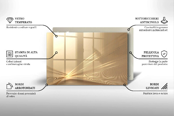 Placă din sticla protectie perete Abstracția modernă