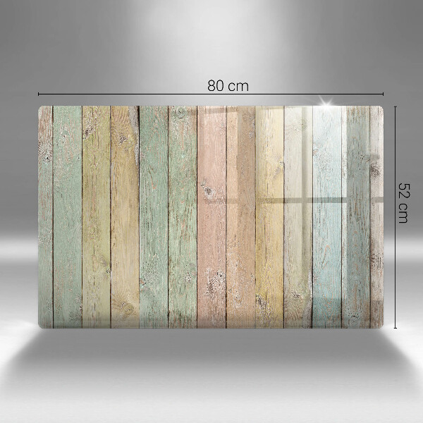 Placă din sticla protectie perete Plăci vintage colorate