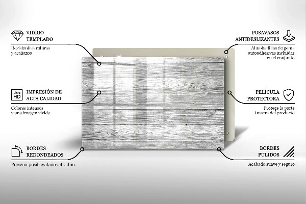 Placă sticla protectie aragaz Scânduri vechi de lemn