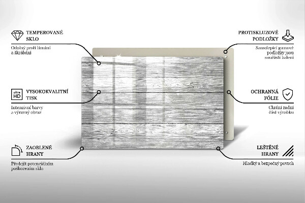 Placă sticla protectie aragaz Scânduri vechi de lemn