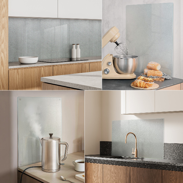 Placă din sticlă pentru protecția peretelui în dimensiunea 80 x 52 cm