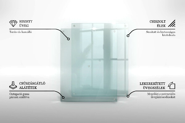 Placă protecție transparentă plita 2x40x52 cm