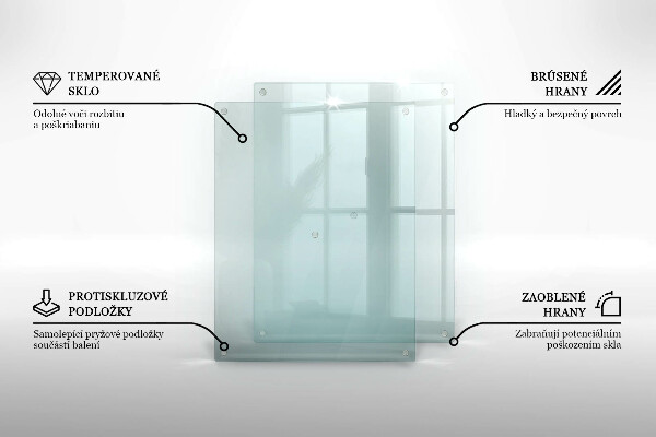 Placă protecție transparentă plita 2x40x52 cm