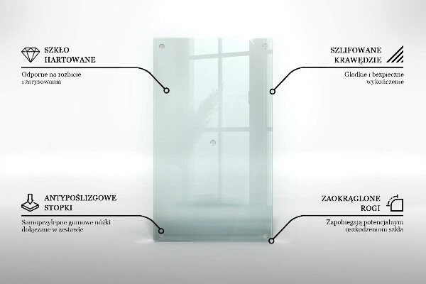 Placa din sticla protectie transparentă perete bucatarie 52x30 cm