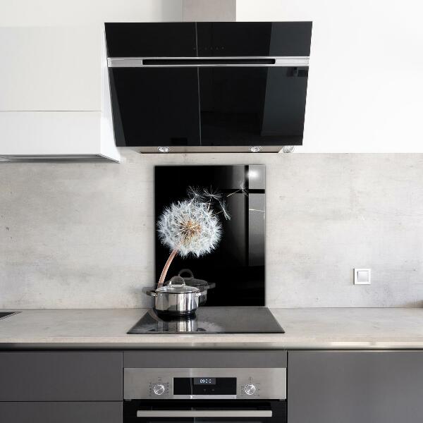 Sticlă printata bucătărie Păpădie păpădia în vânt