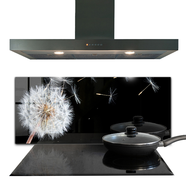 Sticlă printata bucătărie Păpădie păpădia în vânt