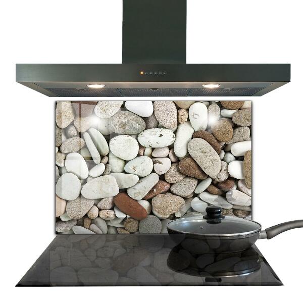 Sticlă pentru bucătărie Plaja pietroasa