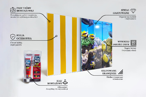 Sticlă bucătărie Recif de corali la marea roșie