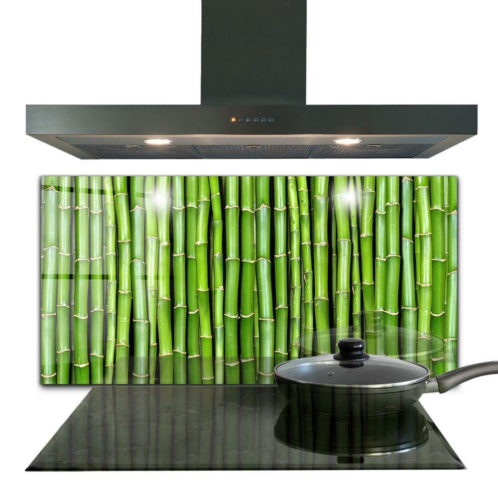 Sticlă printata bucătărie Bambus asiatic