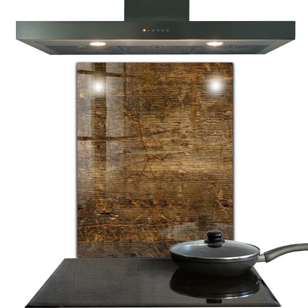 Sticlă pentru bucătărie Lemn de stejar închis