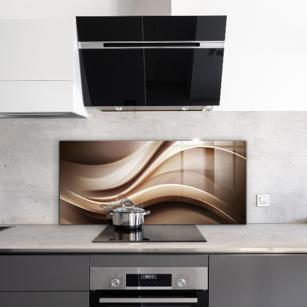 Sticlă bucătărie Abstracția undelor de energie