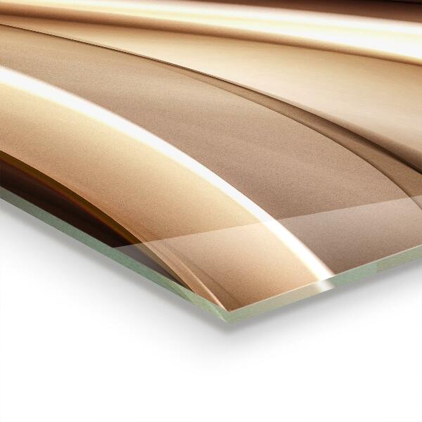 Sticlă bucătărie Abstracția undelor de energie