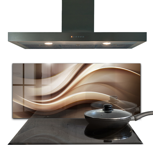 Sticlă bucătărie Abstracția undelor de energie