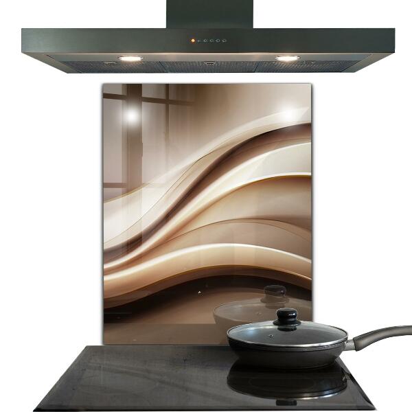 Sticlă bucătărie Abstracția undelor de energie