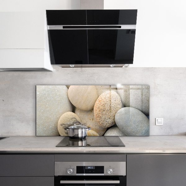 Sticlă bucătărie Plaja pietroasa