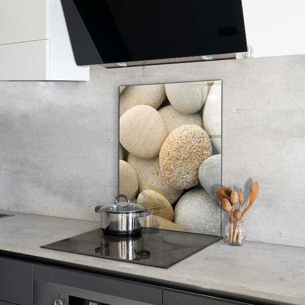 Sticlă bucătărie Plaja pietroasa