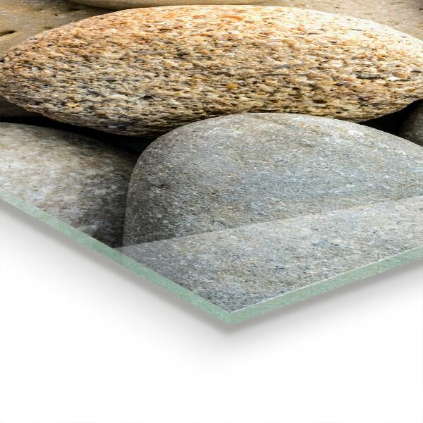 Sticlă bucătărie Plaja pietroasa