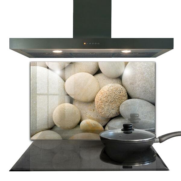 Sticlă bucătărie Plaja pietroasa