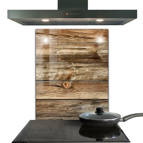 Sticlă bucătărie Textura din lemn