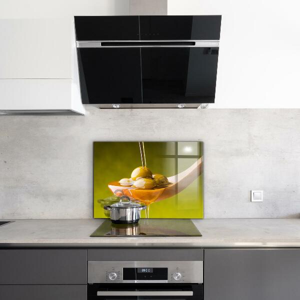 Sticlă bucătărie Ulei de măsline proaspăt presat