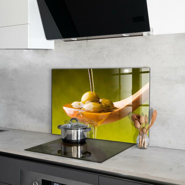 Sticlă bucătărie Ulei de măsline proaspăt presat