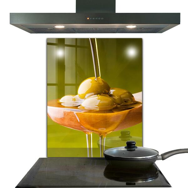 Sticlă bucătărie Ulei de măsline proaspăt presat