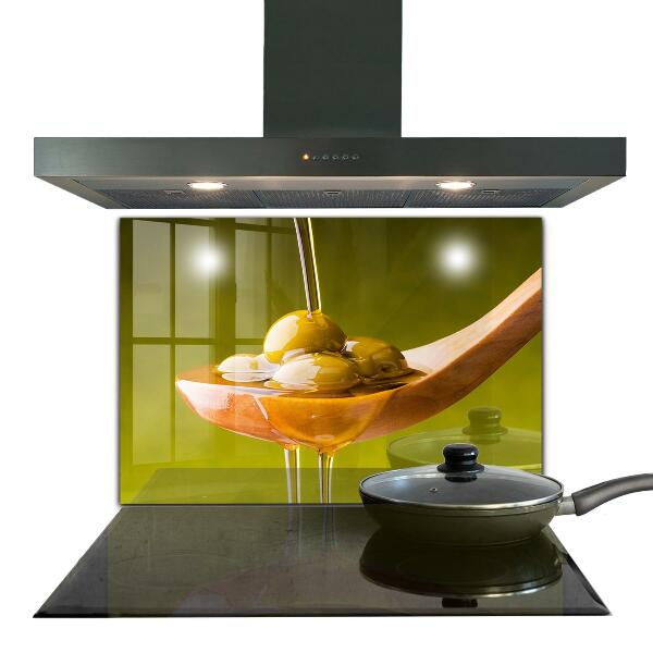 Sticlă bucătărie Ulei de măsline proaspăt presat