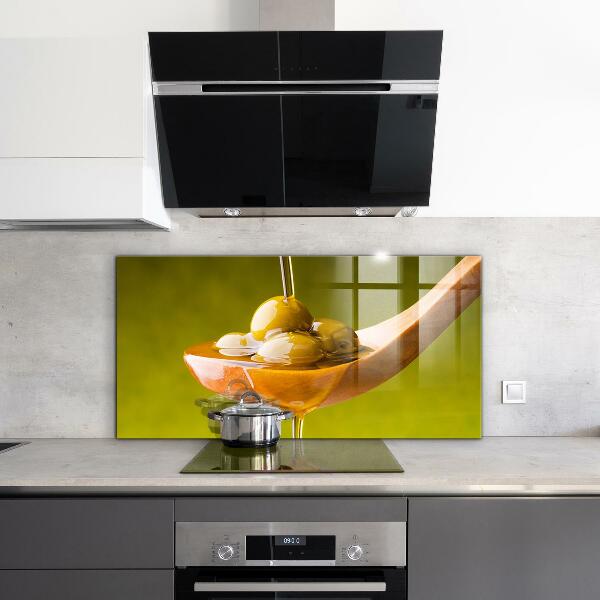 Sticlă bucătărie Ulei de măsline proaspăt presat