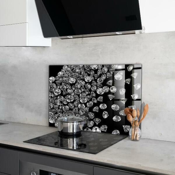 Sticlă bucătărie Diamante prieteni femei