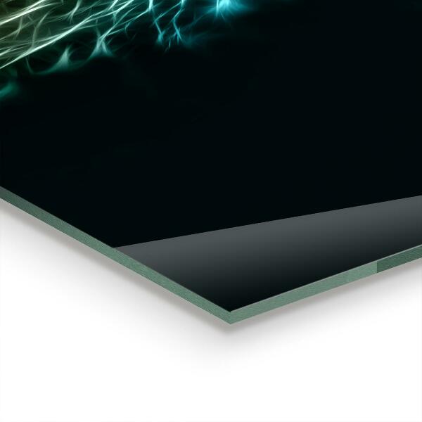 Sticlă bucătărie Leul în ediție abstractă