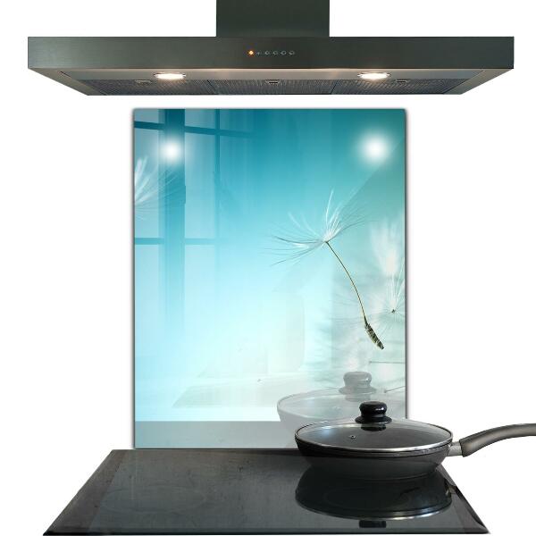 Sticlă printata bucătărie Păpădie păpădia în vânt