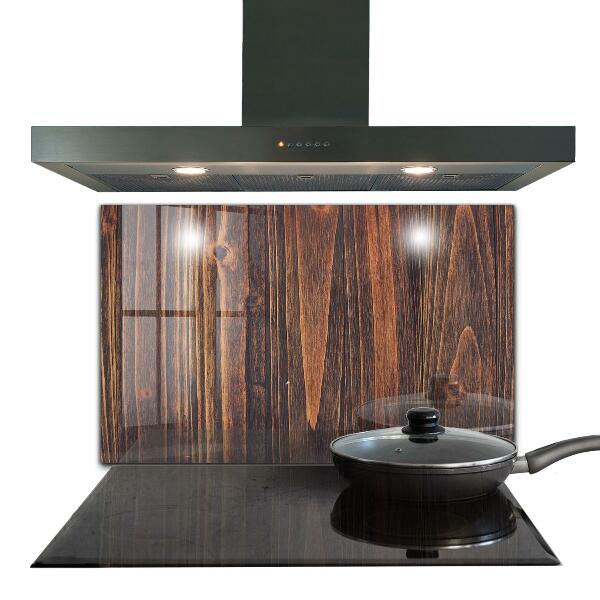 Sticlă pentru bucătărie Textura lemnului natural